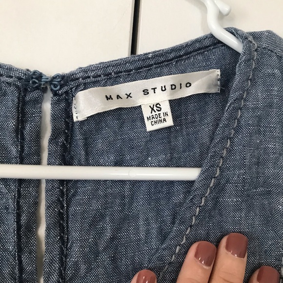 Max Studio Linen Dress - Picture 3 of 6